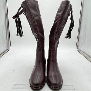 Women's Brown Over The Knee Boots Fashion Black Brown Walking Boots